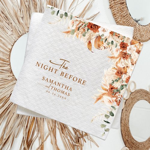 The Night Before Wedding Napkins