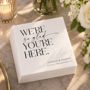The Night Before Wedding Rehearsal Dinner Decor Napkins