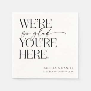 The Night Before Wedding Rehearsal Dinner Decor Napkins