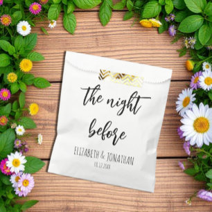 The Night Before Wedding Rehearsal Dinner Favor Bag