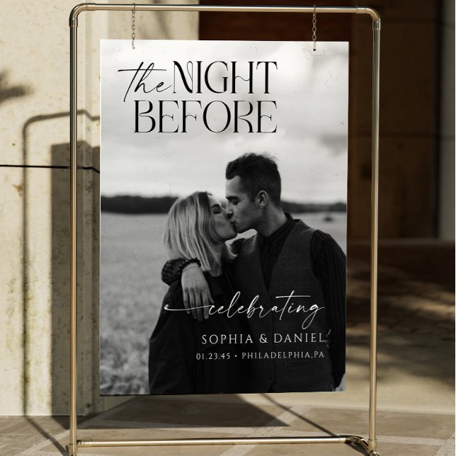 The Night Before Wedding Rehearsal Dinner Sign (Creator Uploaded)