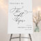 The Night Before Wedding Rehearsal Welcome Sign