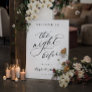 The Night Before Wedding Rehearsal Welcome Sign