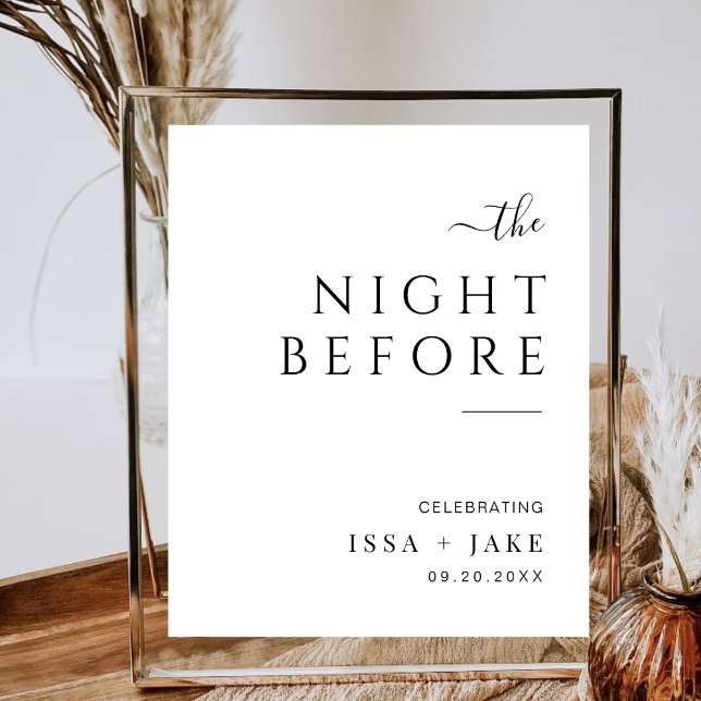 The Night Before Welcome Wedding Rehearsal Dinner  Poster (Creator Uploaded)