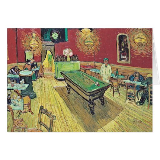 The Night Cafe by Van Gogh Cards (Front Horizontal)