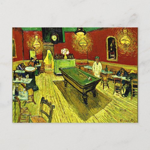 The Night Cafe by Vincent van Gogh Postcard