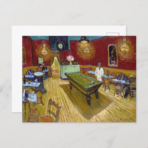 The Night Cafe  Van Gogh  Postcard