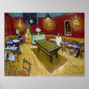 The Night Cafe   Van Gogh   Poster