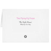 'The Night House' Greeting Card (Back Horizontal)