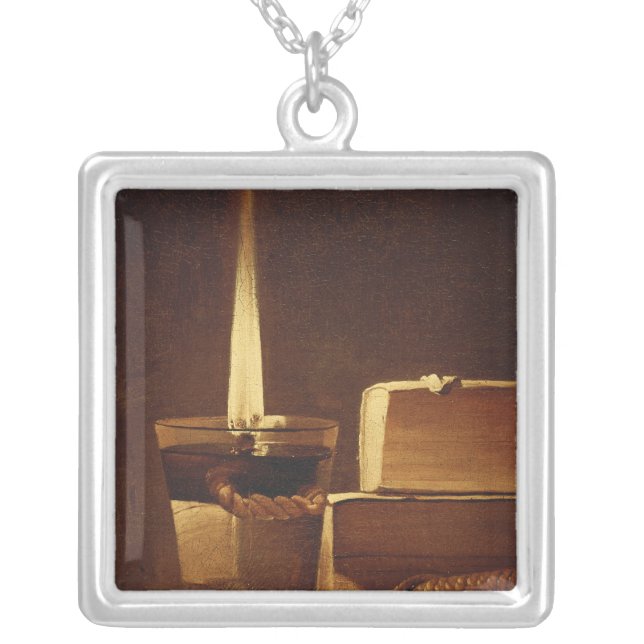The night light, 1630-35 silver plated necklace (Front)