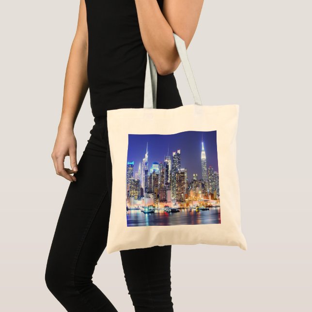 The Night Lights of the City Tote Bag (Front (Product))