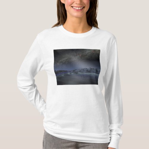 The night sky from a hypothetical alien planet 2 T_Shirt