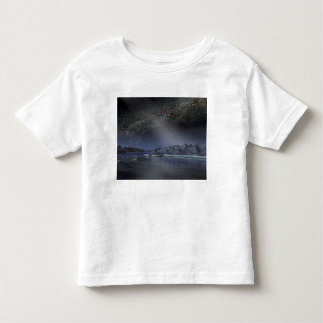 The night sky from a hypothetical alien planet 2 toddler t-shirt (Front)