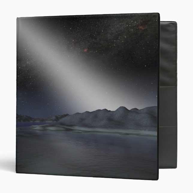 The night sky from a hypothetical alien planet binder (Front/Inside)