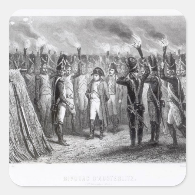 The Night Watch at Austerlitz Square Sticker (Front)