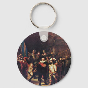The Night Watch By Rembrandt Harmensz. Van Rijn Keychain