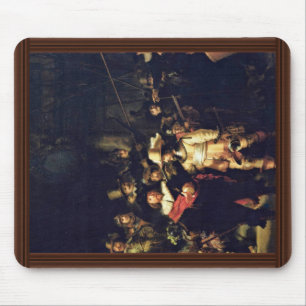 The Night Watch Detail By Rembrandt Harmensz. Van Mouse Pad