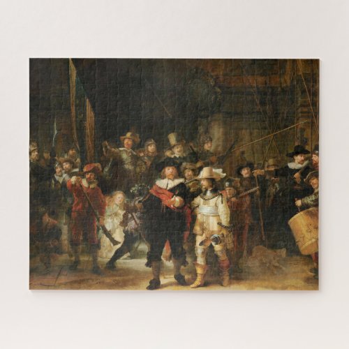 THE NIGHT WATCH PAINTING BY REMBRANDT JIGSAW PUZZLE