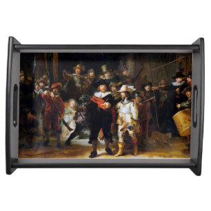 The Night Watch, Rembrandt, 1642 Serving Tray