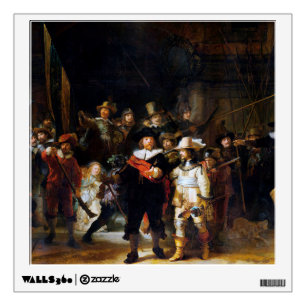 The Night Watch, Rembrandt, 1642 Wall Decal