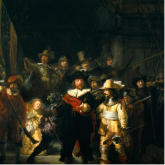 The Night Watch - Rembrandt Cutout