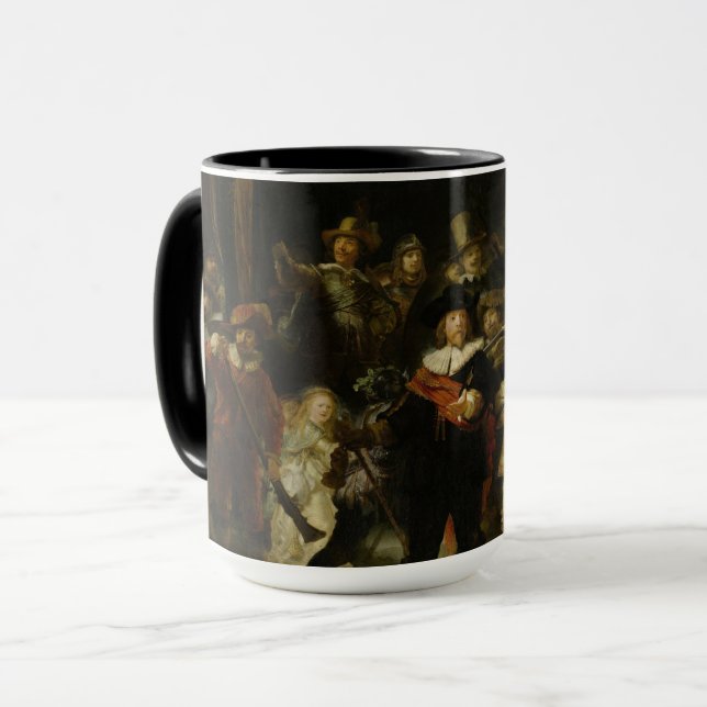 The Night Watch-Rembrandt Mug (Front Left)