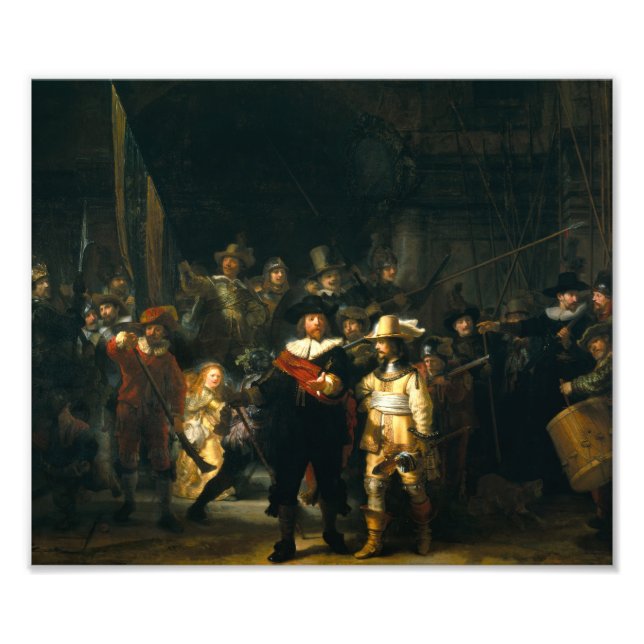 The Night Watch - Rembrandt Photo Print (Front)