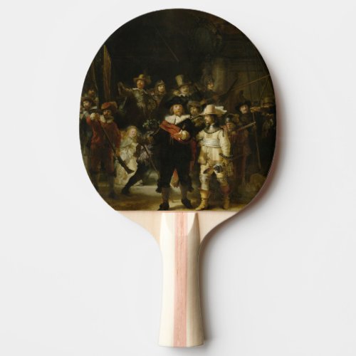 The Night Watch_Rembrandt Ping Pong Paddle