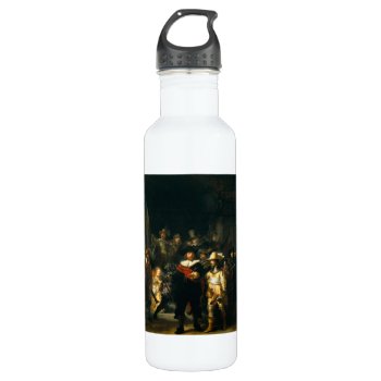 The Night Watch - Rembrandt Water Bottle by masterpiece_museum at Zazzle