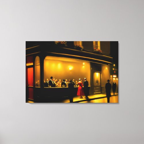 The Nightclub Canvas Print