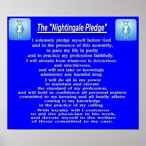 The Nightingale Pledge Poster