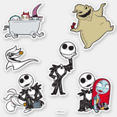 The Nightmare Before Christmas Chibi Character Sticker at Zazzle