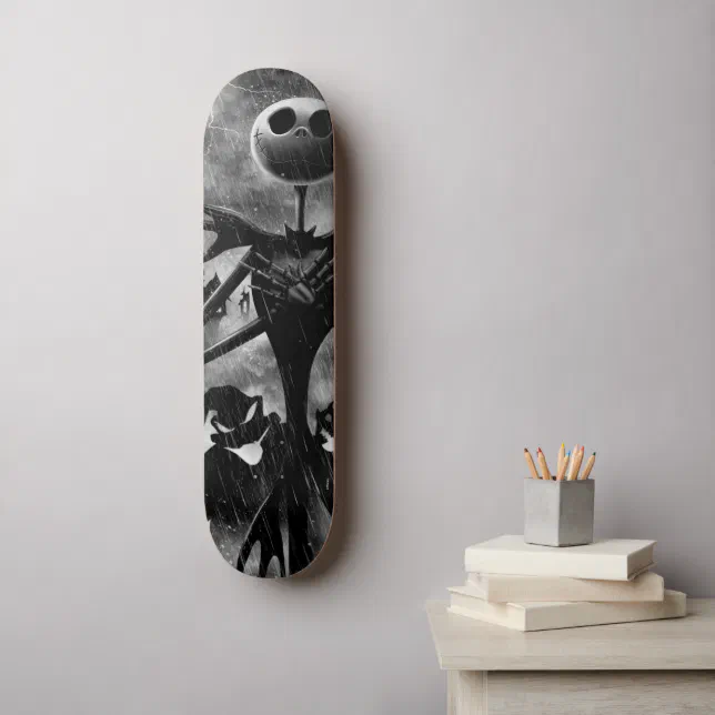 The Nightmare Before Christmas Jack & Oogie Skateboard | Zazzle