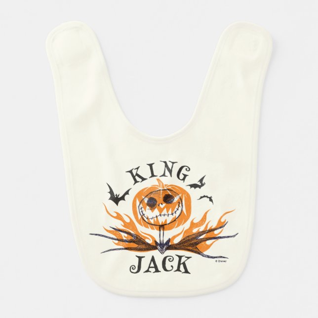 The Nightmare Before Christmas | King Jack Baby Bib (Front)