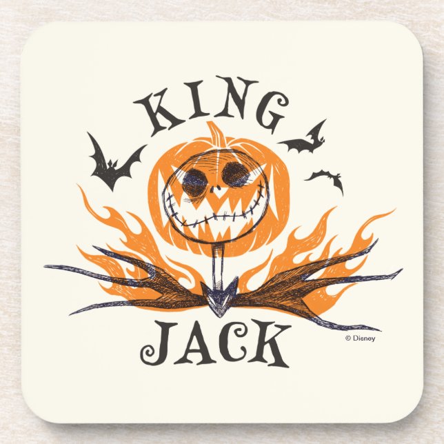 The Nightmare Before Christmas | King Jack Beverage Coaster (Front)