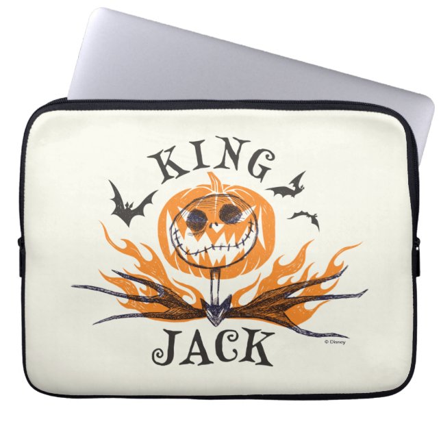 The Nightmare Before Christmas | King Jack Laptop Sleeve (Front)