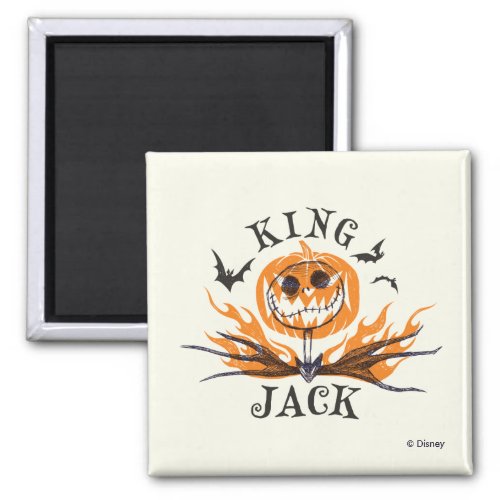 The Nightmare Before Christmas  King Jack Magnet
