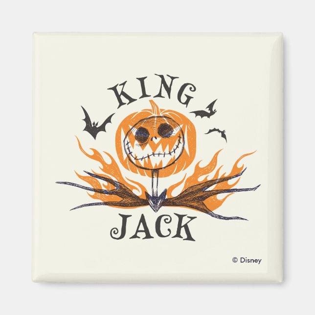 The Nightmare Before Christmas | King Jack Magnet (Front)