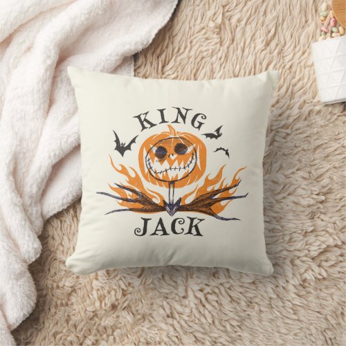 The Nightmare Before Christmas  King Jack Throw Pillow