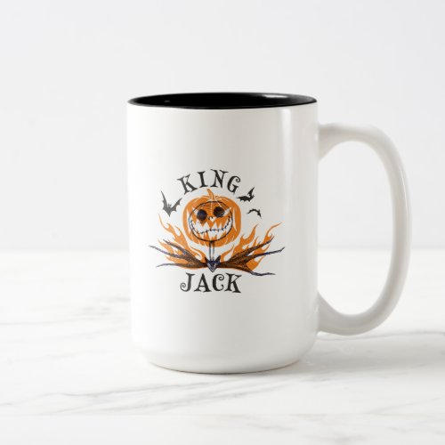 The Nightmare Before Christmas  King Jack Two_Tone Coffee Mug