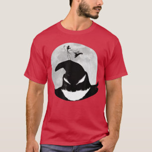 The Nightmare Before Christmas Oogie Boogie Moon v T-Shirt