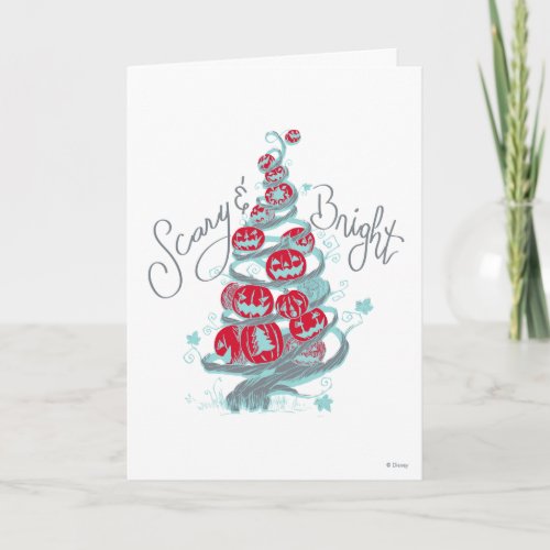 The Nightmare Before Christmas  Scary  Bright Card