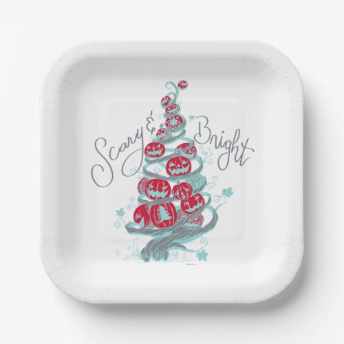 The Nightmare Before Christmas  Scary  Bright Paper Plates