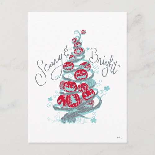 The Nightmare Before Christmas  Scary  Bright Postcard