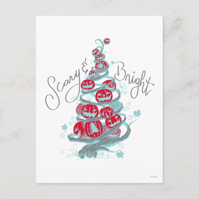 The Nightmare Before Christmas | Scary & Bright Postcard (Front)