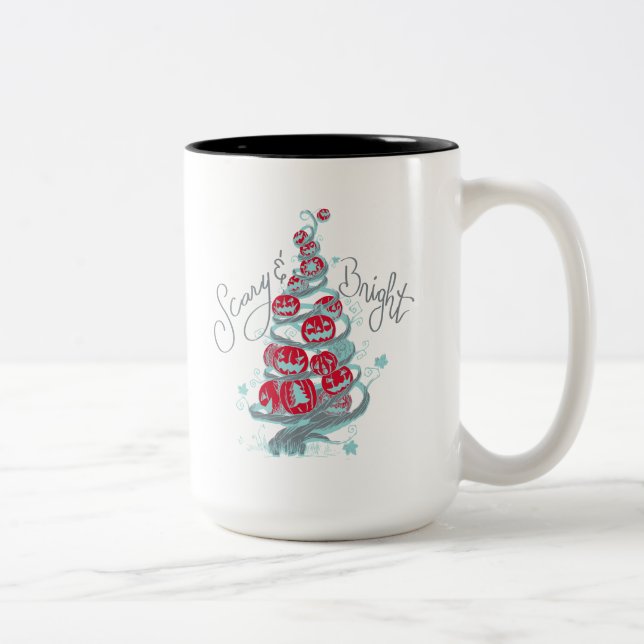 The Nightmare Before Christmas | Scary & Bright Two-Tone Coffee Mug (Right)