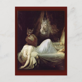 The Nightmare  by Henry Fuseli, 1781 Postcard