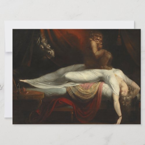 The Nightmare by Henry Fuseli Card