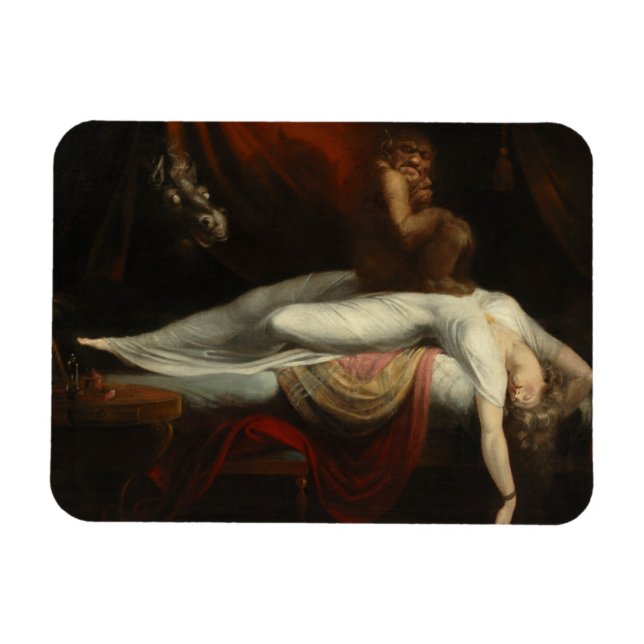 The Nightmare (by Henry Fuseli) Magnet (Horizontal)