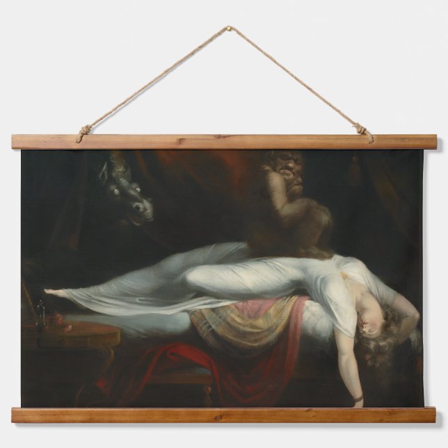 The Nightmare Henry Fuseli Painting Hanging Tapestry (Front)